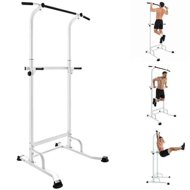 sportnow-power-tower-h-henverstellbar-176-5-227-cm-dip-station-stahl image 1