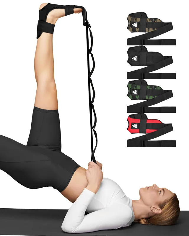rdx-yoga-stretching-strap-verstellbarer-ballett-stretch-gurt-mit-6-schlaufen-f-r image 1