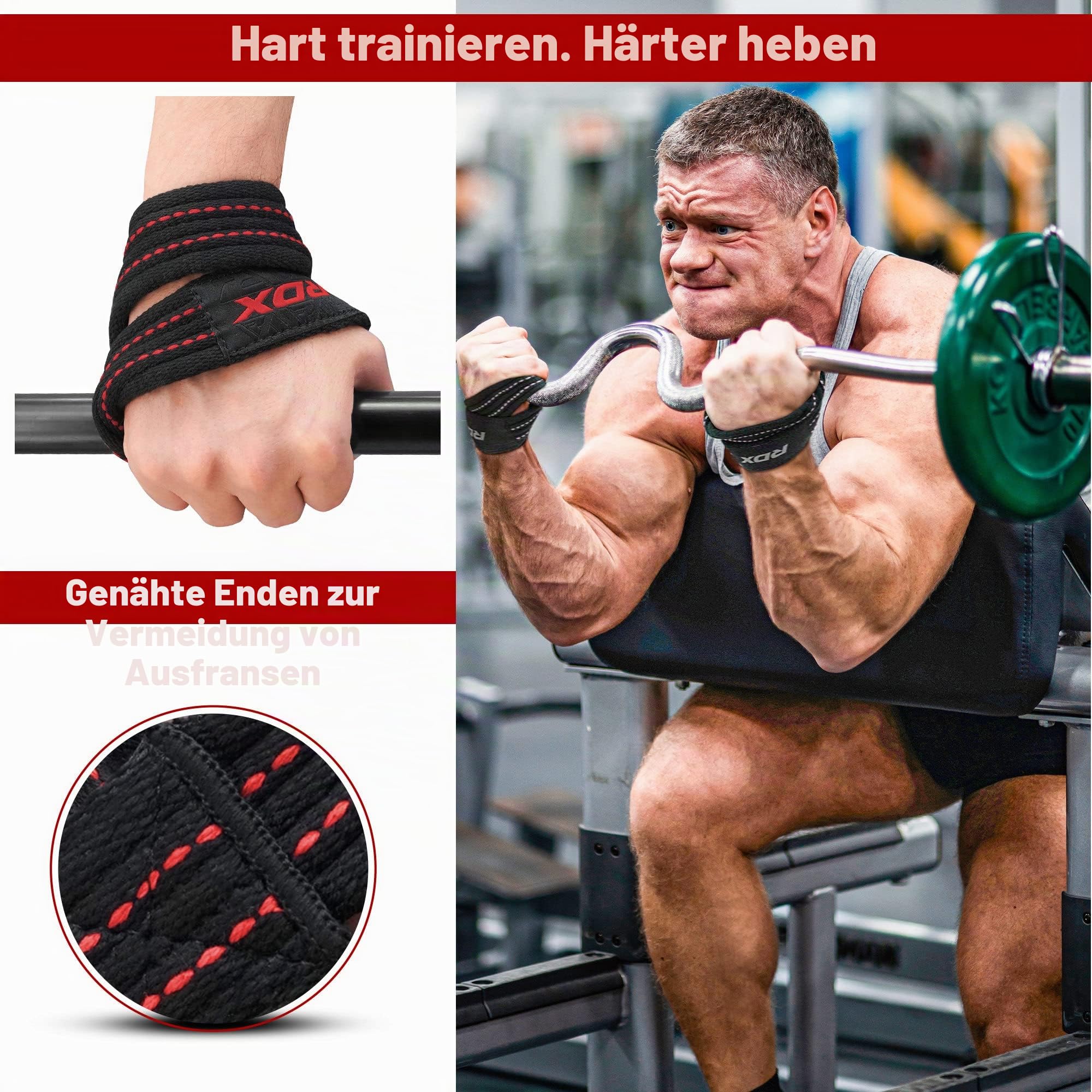 rdx-figure-8-zughilfen-krafttraining-gewichtheben-gurte image 3