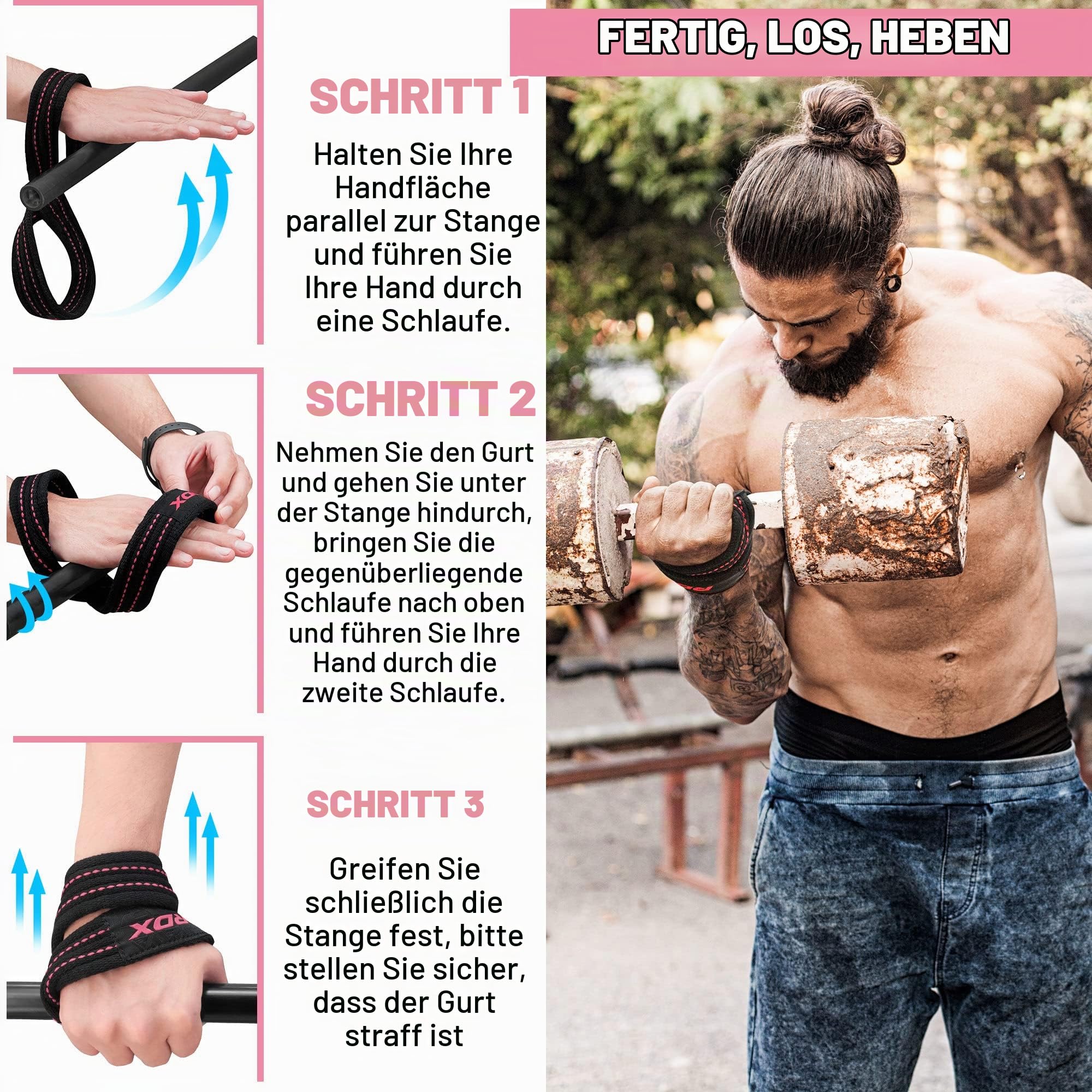 rdx-figure-8-gewichthebergurte-mit-handgelenkunterst-tzung-kreuzheben-powerlifti image 5