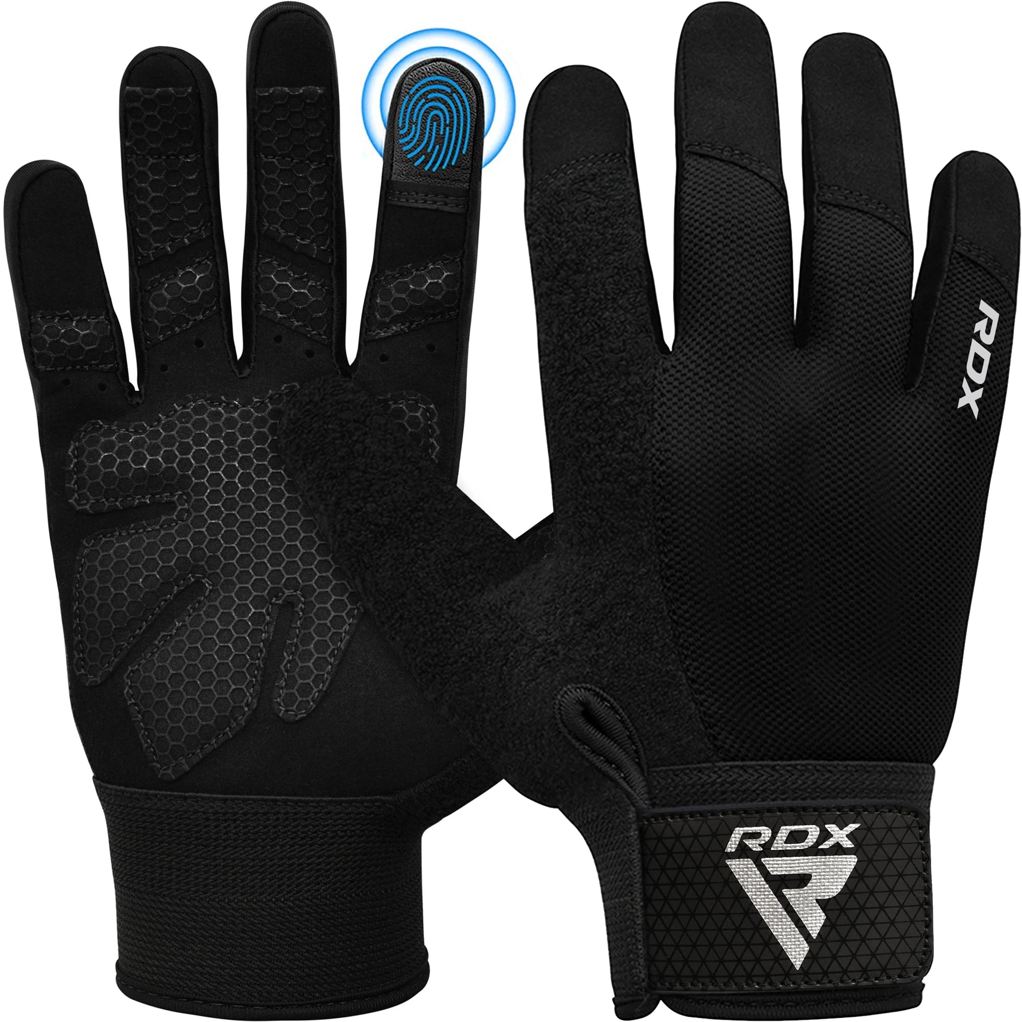 rdx-fitness-handschuhe-vollfinger-touchscreen-krafttraining image 1
