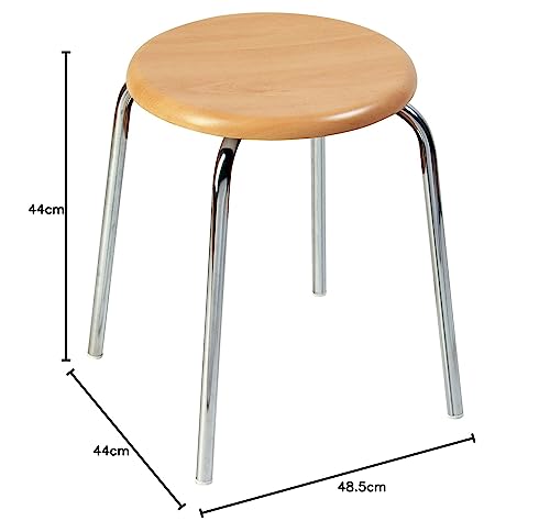 sport-thieme-gymnastikhocker-basic-stapelbar-45cm-buche-optik image 7