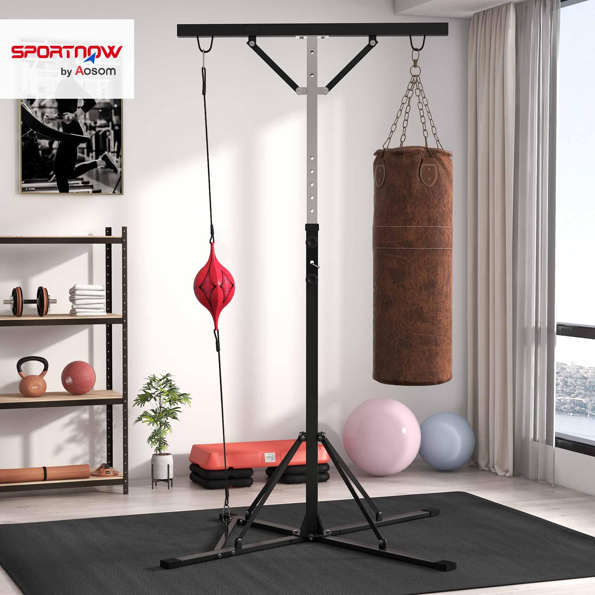 sportnow-boxsackst-nder-h-henverstellbar-175-220-cm-mit-speedball image 2