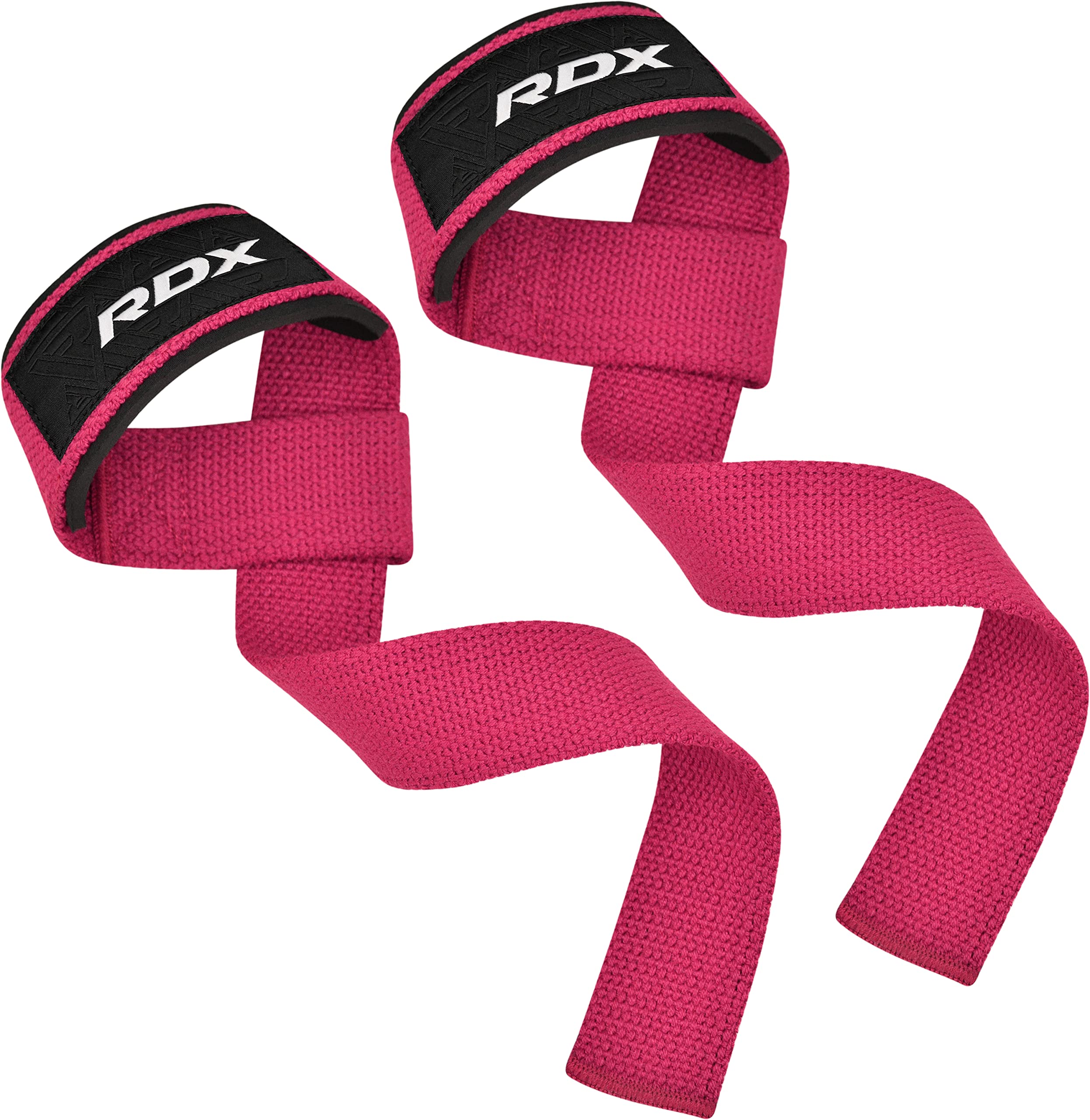 rdx-zughilfen-gym-52-cm-baumwolle-mit-gel-handgelenkpad-rose image 2