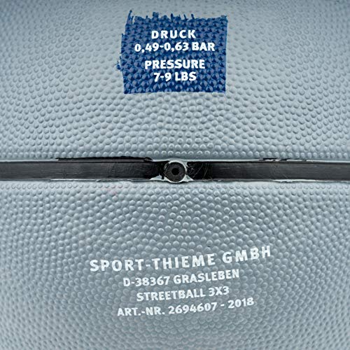 sport-thieme-streetball-3x3-gr-e-6-600-g-outdoor-basketball-grau-blau image 8