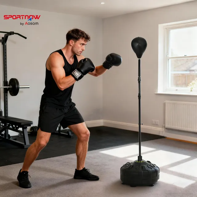 sportnow-punchingball-145-180-cm-h-henverstellbar-standboxsack-mit-saugnapf-schw image 1