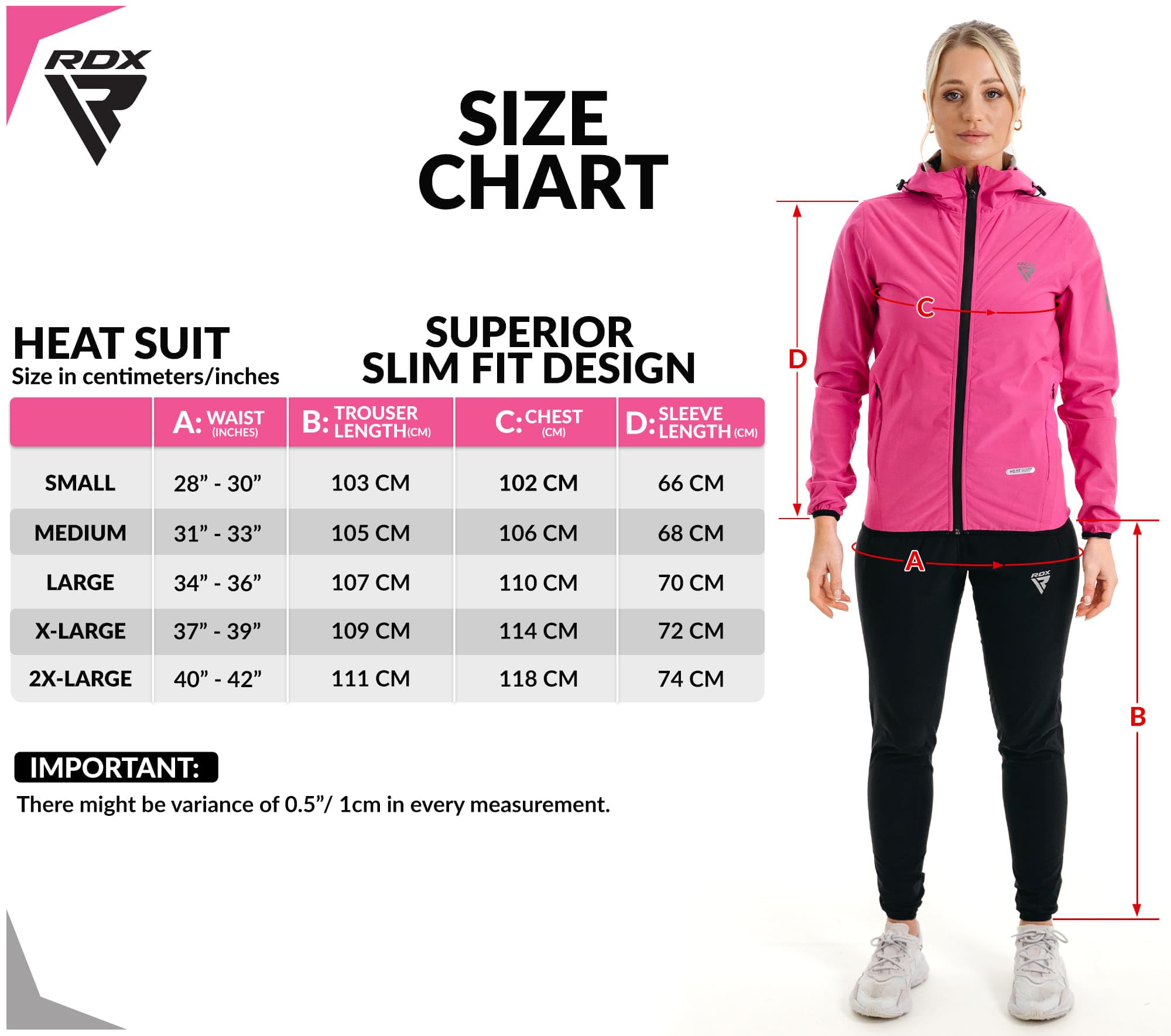 rdx-damen-saunaanzug-h2-w-rmereflektierend-kapuze-6-taschen-f-r-training-abnehme image 6