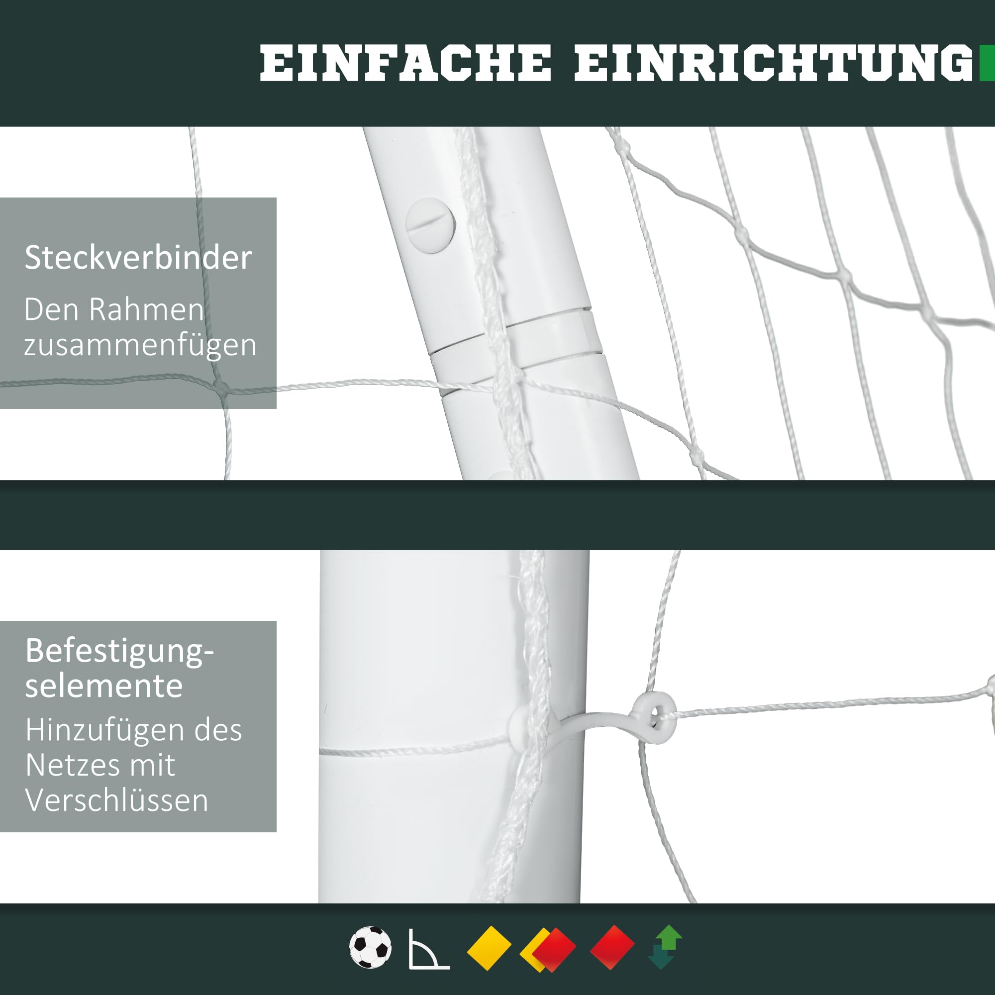 sportnow-fu-balltor-300-x-120-x-200-cm-mit-netz-f-r-jugendliche-und-erwachsene image 3