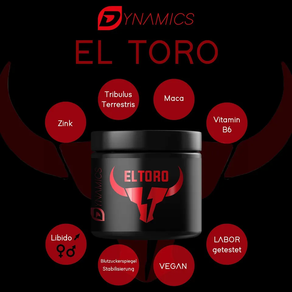 dynamics-el-toro-tribulus-terrestris-maca-kapseln-testosteron-booster-120-tablet image 1