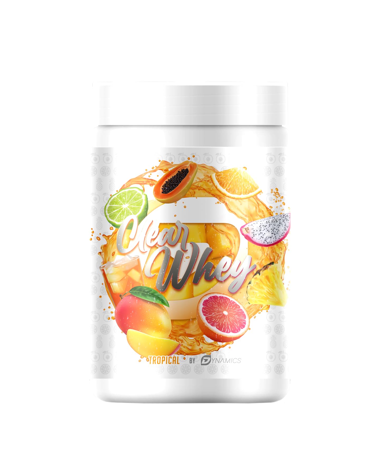 dynamics-clear-whey-isolate-proteinpulver-500g-tropical image 1
