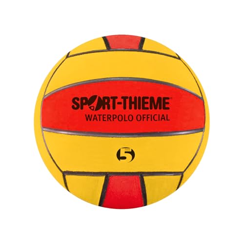 sport-thieme-wasserball-official-gr-e-3-4-5-rot-gelb image 3