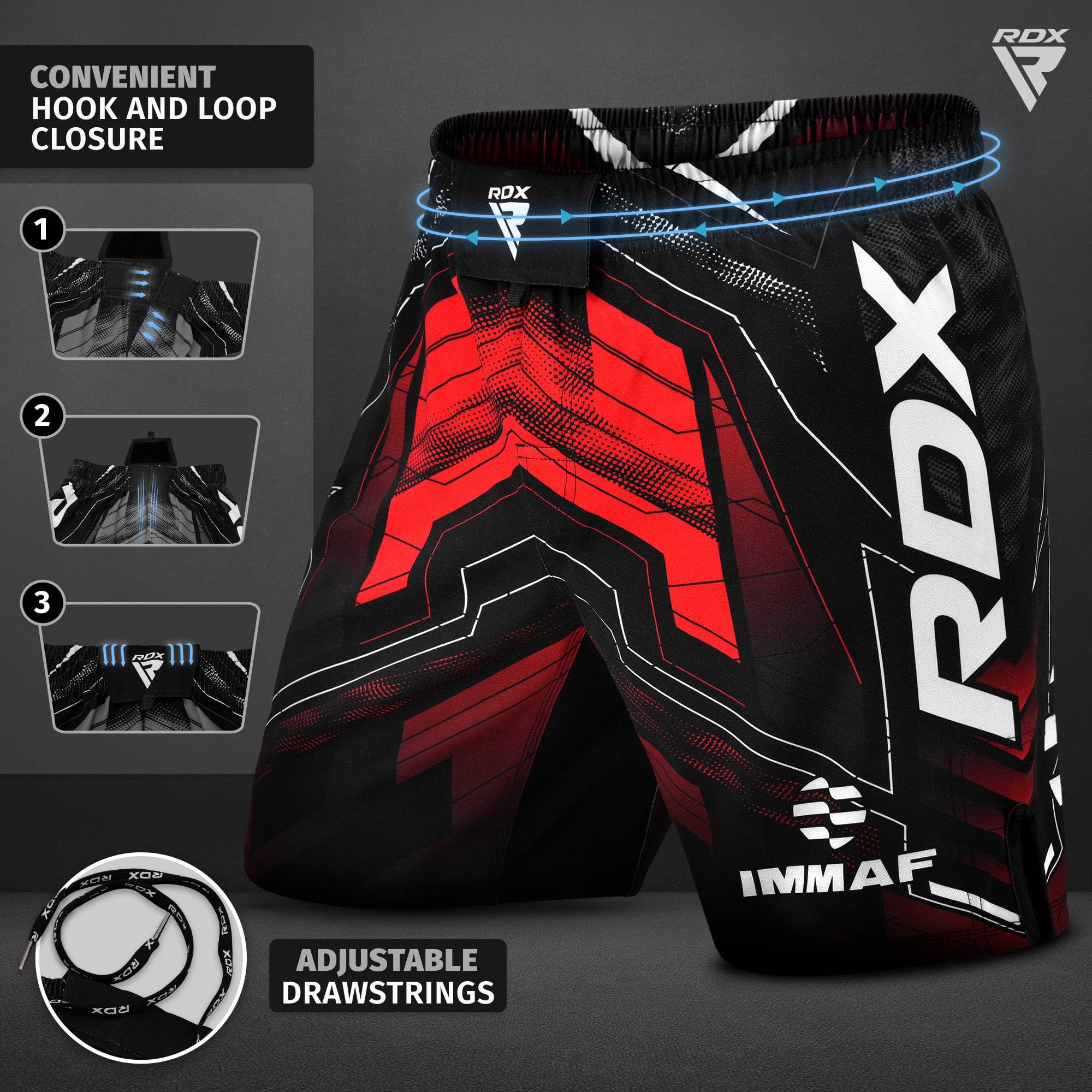 rdx-mma-shorts-herren-kampfsport-trainingshose-kurz-f-r-boxen-muay-thai-grapplin image 3