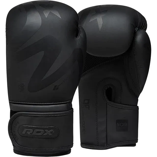rdx-f15-boxhandschuhe-matt-black-14-oz-sparring-training image 1
